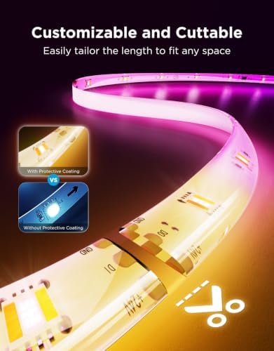 Govee LED Strip Light 2, 32.8ft, RGBWWIC, 1000K to 10000K White Light, WiFi - Image 4