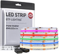 BTF-LIGHTING FCOB COB LED Strip Light,UL Listed RGBW 4000K 896LED/m High Density LED Tape Light,16.4FT DC12V 12mm Width Color Changing Light for Bedroom Home Indoor DIY Decor(No Adapter or Controller) by BTF-LIGHTING