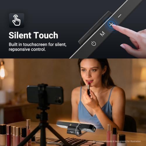 NEEWER Basics LED Chin Fill Lighting CRI95, 6W Bi Color Portable Desk Phone Selfie Photo Light, USB Powered for TikTok Streaming Laptop Video Conference Tripod Recording Travel Makeup, TL30B - Image 5
