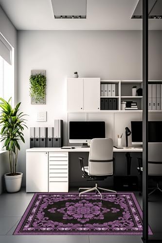 Office Chair Mat for Hardwood Floor Desk Floor Mat (Purple, 36“x48”) | Desk Rug Gaming Chair Mat Computer Floor Mat Desk Chair Mat Chair Mat For Hardwood Floor Gaming Carpet - Image 5