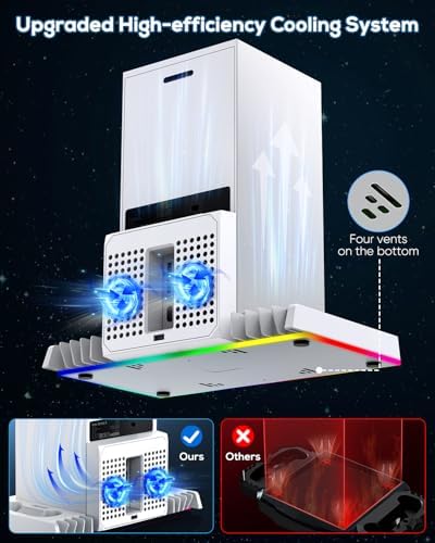 Upgraded RGB Cooling Fan Charging Station for Xbox Series X Accessories - Image 2