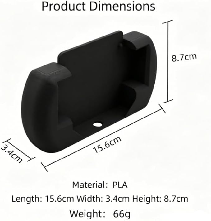 Ergonomic Grip Compatible with Anbernic RG34XXSP, Anti-Slip Handheld Stand for Open Source Console Gaming (Pink) - Image 2