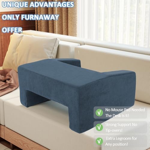 Lap Desk Pillow with Removable Cover Adjustable Angle Gaming & Machine Washable Reading Pillow for Adults Multipurpose Laptop Bed Tray with Arms for Working - Image 3