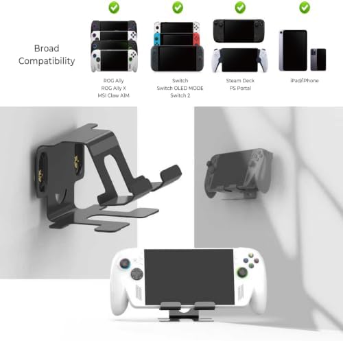Desktop Stand for Handheld Consoles Wall-Mountable For ROG Xbox Ally/X - Image 6