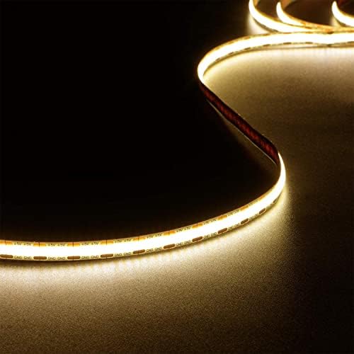 dephen 5V USB LED Light Strip 4.9ft, Warm White Under Cabinet Lighting by dephen