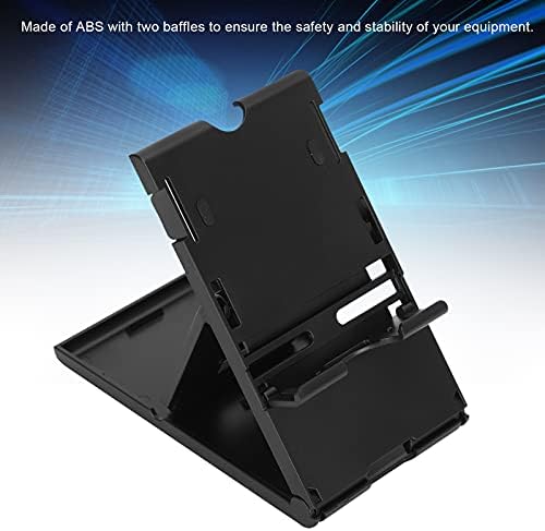 Adjustable Foldable Stand Holder, Gaming Console Bracket Storage Base with 2 Baffles for Lite and Smartphones - Image 4