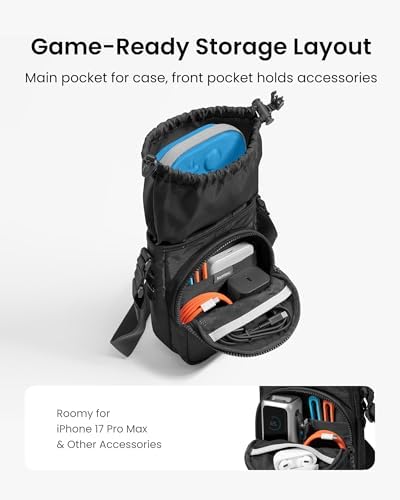 tomtoc Sling Crossbody Bag for Nintendo Switch 2/ Switch OLED Slim Case - Image 4