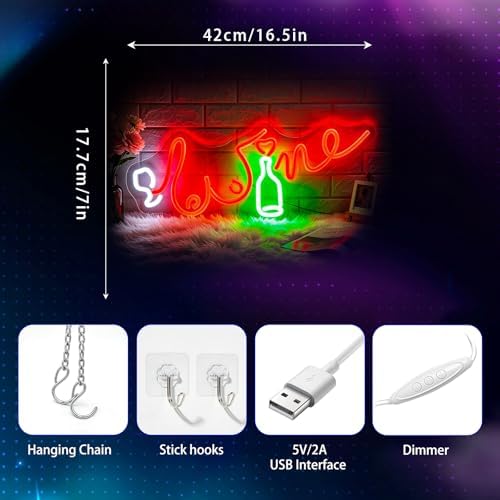 Neon Sign, Beer Neon Signs for Wall Decor LED Signs Neon Light - Image 3