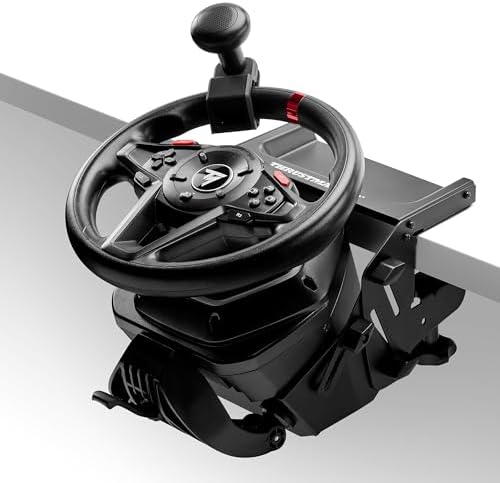 Thrustmaster T128 SimTask Pack - Farming/Trucking Wheel Bundle - PS5 & PC by Unknown