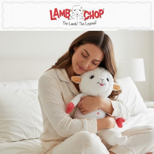 Lamb Chop Nostalgic Spring Cuddle Pillow, Super Soft & Cozy Plush, 14" Tall, (Officially Licensed Product) by Franco Collectibles - Image 5