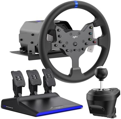 PXN V99 3.2Nm Force Feedback Gaming Steering Wheel by PXNGaming