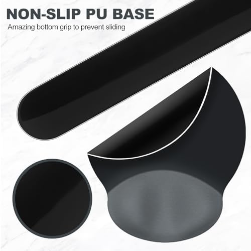 AIMSA Mouse Pad with Wrist Rest Support, Keyboard Wrist Rest Set, Ergonomic Memory Foam Mousepad for Computer Keyboard, Easy Typing and Pain Relief, Black Gray - Image 6