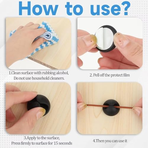 Cable Organizer Kit for Desk – Cable Clips, Cable Sleeves, Cable Ties, Cord Organizer, Wire Management Set – ZENVOX - Image 3