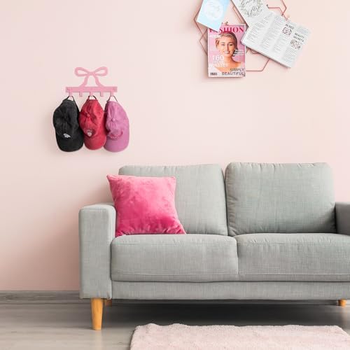 Reallnaive Pink Bow Over The Door Hooks Coquette Bathroom Decor - Image 4