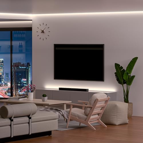 BTF-LIGHTING 3mm Width Ultra Thin COB LED Strip Light Natural White 4000K - Image 7