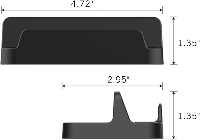 Stand Base Compatible with Valve Steam Deck Console Accessories for Nintendo Switch Handheld Video Game PC Gaming Holder Stand - Black - Image 6