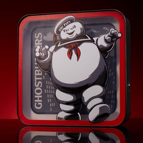 Numskull Ghostbusters Stay Puft Lamp Wall Light - Ambient Lighting Gaming Accessory for Bedroom, Home, Study, Office, Work - Official Ghostbusters Merchandise - Image 3