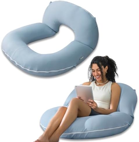 INSEN Reading Pillow, Back Pillow for Sitting in Bed and Couch, Gaming Pillow for Adults, Sit Up Support for Bed by INSEN