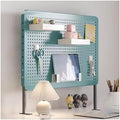 Pegboard Wall Organizer Panels.Dual Monitor Stand with Privacy Panel - 40x40cm Modular Desk Organizer for Gaming & Workspaces, A-Blue - Improve Comfort & Efficiency by Unknown