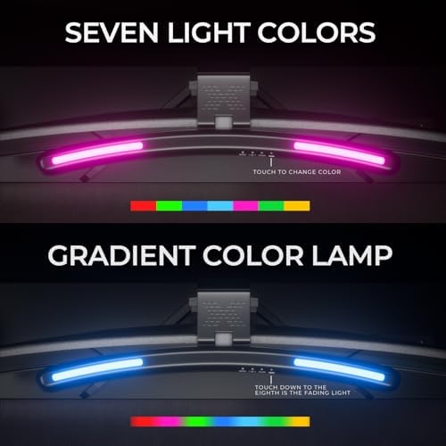 Monitor Light Bar Curved, RGB Backlight, Computer Screen Lamp - Image 3