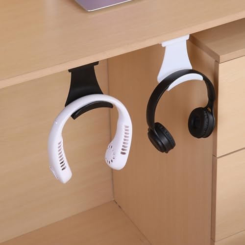 iplusmile 2pcs Headphone Holder Hooks Under Desk Easy to Install Hips Headset Hangers for Organizing Gaming Headphones for Home and Office - Image 6