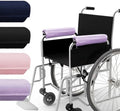 SPRING SEAON Wheelchair Accessories Armrest Covers, Memory Foam Pads, Pair | Short Plush Surface, Non-slip Bottom, Washable Covers, Wide Hook-and-loop Straps, For Transport, Office, And Gaming Chairs by SPRINGSEAON