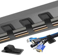 Cable Management Under Desk, Enhanced up to 15 Cord Organizer30 Pair by Liveabetterlife