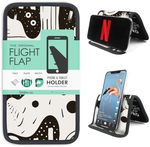 Flight Flap Airplane Phone Holder - Foldable Phone Stand for Plane Travel by FlightFlapbyFolden