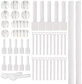137PCS Cable Management Kit 4 Cable Sleeve Split 100 Cable Zip Ties 10 Cable Clips 15 Adhesive Wall Cable Tie 10 Cable Zip Tie for TV Computer Office Home Under Desk by AOOTOOSPORT