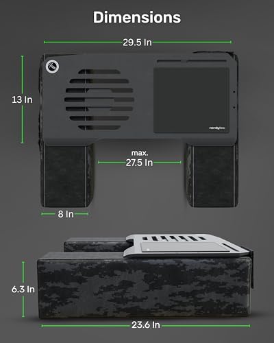 Couchmaster CYBOT, Premium Ergonomic Lap Desk for Notebooks, Sustainable Bamboo Construction, Kevlar Cushion Front, Ventilated Design, Fits Up to 17-Inch Laptops - Image 6
