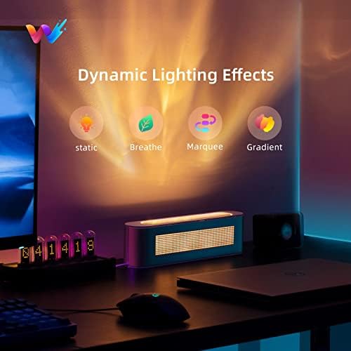 woohlab Smart LED Light Bar, RGBICW, 4 Light Beads, 64 sq.ft Coverage, Silver, Ideal for Room Decor, Gaming, TV Backlight, Ambient Lighting - Image 3