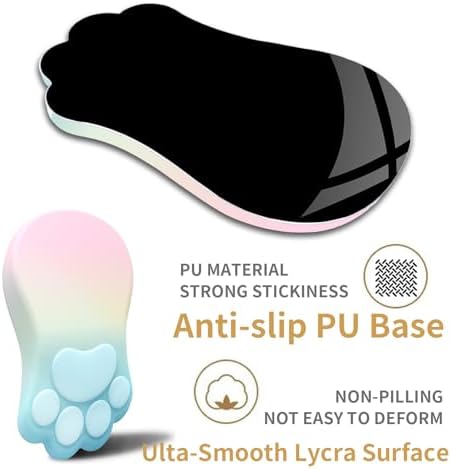 L-SPOUTTO Ergonomic Mouse Pad with Wrist Rest,Cute Mouse Pad Wrist Support - Image 2