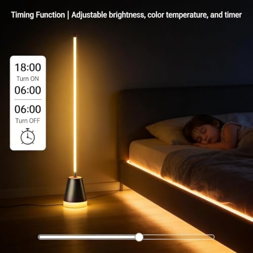 RGB Floor Lamp,Corner Lamps for Liveing Room– 1700 Lumen LED - Image 5