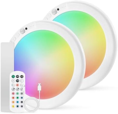 Combuh Rechargeable LED RGB Ambient Shower Light Waterproof Inside Wireless by Combuh