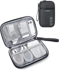 BAGSMART Electronics Travel Organizer for Cords Chargers Phones, Black by BAGSMART