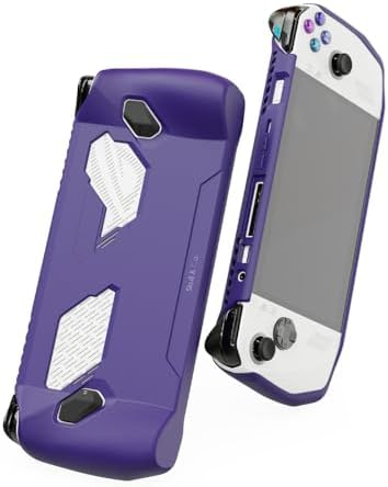 Skull & Co. GripCase for ROG Ally (2023 Model): A Soft Protective Case with Textured Grips Full Protection and Stand, Shock-Absorption Non-Slip and Anti-Scratch Cover Design - Galactic Purple by Unknown