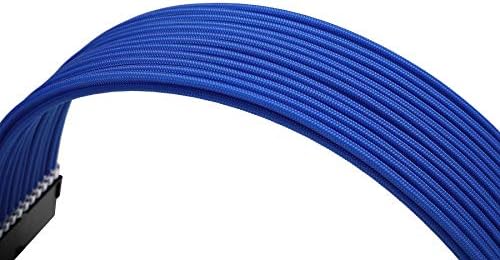 Formulamod Sleeve Extension Power Supply Cable Kit 18AWG ATX 24P+ EPS 8-P+PCI-E8-P with Combs for PSU to Motherboard/GPU (Blue) - Image 5