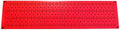 Wall Control Narrow Pegboard Rack 8in x 32in Red Metal Pegboard Runner Tool Board by Wall+Control