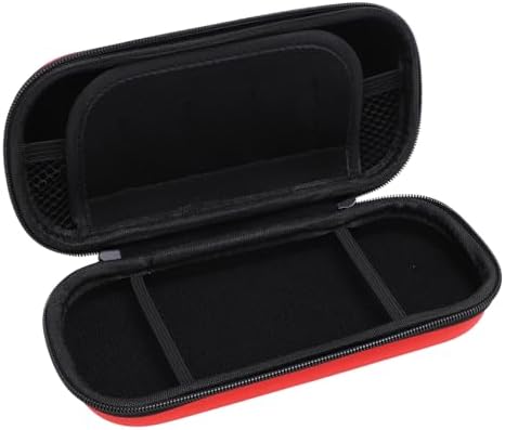 GOWENIC 3000 Game Console Case with Pockets, Anti Scratch Water PU (Red) - Image 3