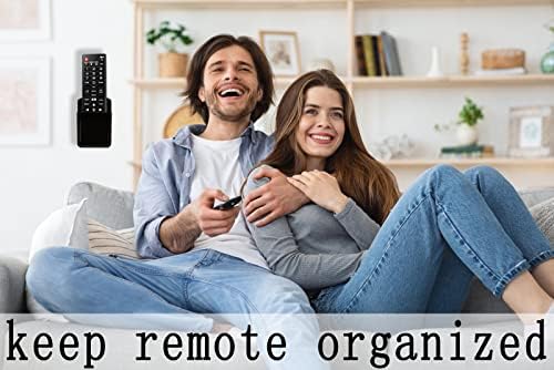 Pack of 2 Self Adhesive TV Air Conditioner Remote Control Holder Wall Mount Storage Box Organizer - Image 3