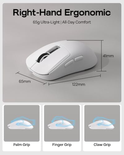 EPOMAKER NEX Lite Wireless Gaming Mouse w/Screens & RGB Charging Dock - Image 5