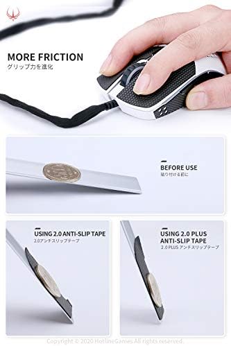 [Grip Upgrade] HOTLINEGAMES 2.0 Plus Anti Slip Grip Tape Compatible with Model D- Gaming Mouse Skins, Sweat Resistant, Cut to Fit, Easy to Apply, Performance Upgrade - Image 3