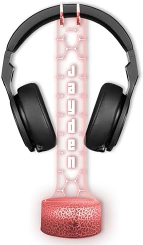 Personalized RGB LED Headphone Holder, Custom Gaming Headset Gift for Boyfriend Girlfiend, Valentine Gift for Gamer, Game Room Decoration, Custom Gamer Gifts - Image 7