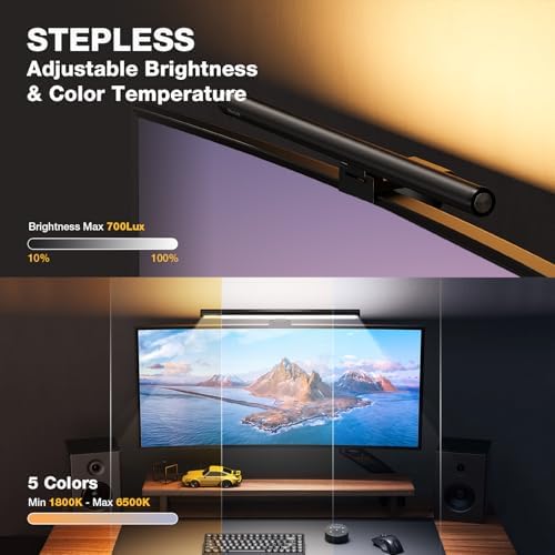 Douxlife Monitor Light Bar Eye-Care Computer Screen Lamp with Remote - Image 3