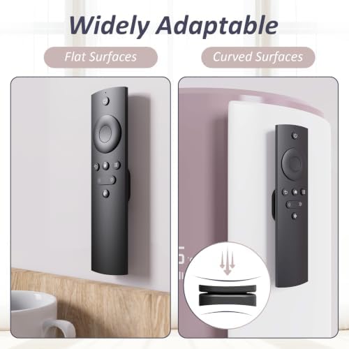 Silicone Magnetic Remote Control Holder Wall Mount for TV Fan 6 Pack - Image 2
