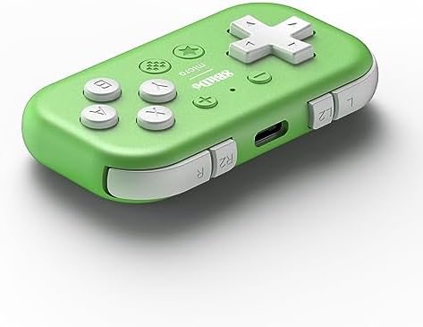 8Bitdo Micro Bluetooth Gamepad Mini Controller with Mobile Clip - Green - Image 2