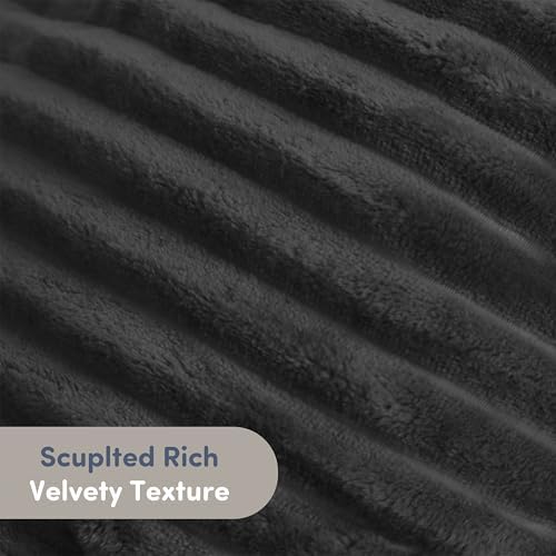 Nestl Reading Pillow for Kids & Teens with Shredded Memory Foam, Luxe Cut Plush Backrest Pillows for Reading and Gaming, for use on Couch, Bed, Floor, Adjustable Support with Washable Cover Dark Grey - Image 4