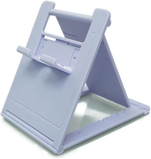 Game Console Stand Holder with Phone Tablet Holder, Foldable Angle Adjustable Portable Bracket for Lite, Mobile Phone, Book Reader, Tablet - Anti Slip, Charging Port (Purple) - Image 6
