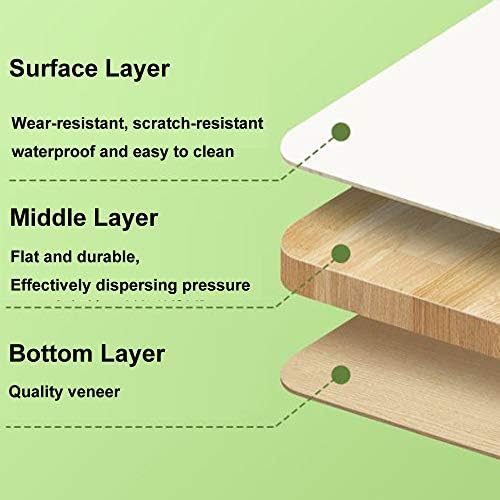 23.6'' Ergonomic Lap Desk with Storage Drawer & Cup Holder, Foldable Laptop Bed Table for Home Office, Gaming, Writing, Breakfast - Lightweight, Portable, Fits 18'' Laptops (White) - Image 3