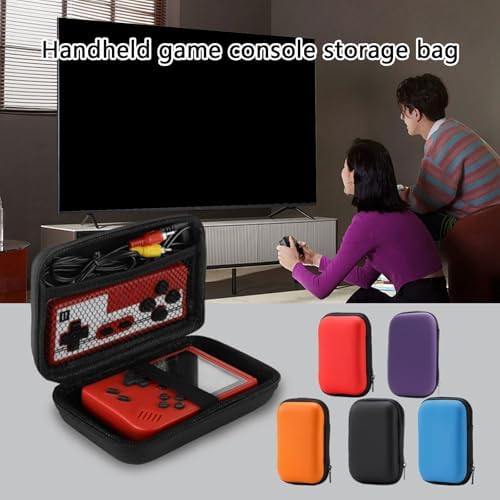R36S Handheld Gaming Console Bag Shock Proof Portable Travel Carrying Case Storage Box with Pocket - Image 2